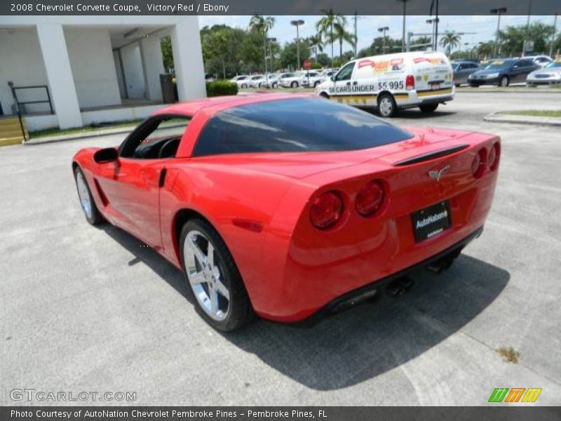 Victory Red / Ebony 2008 Chevrolet Corvette Coupe
