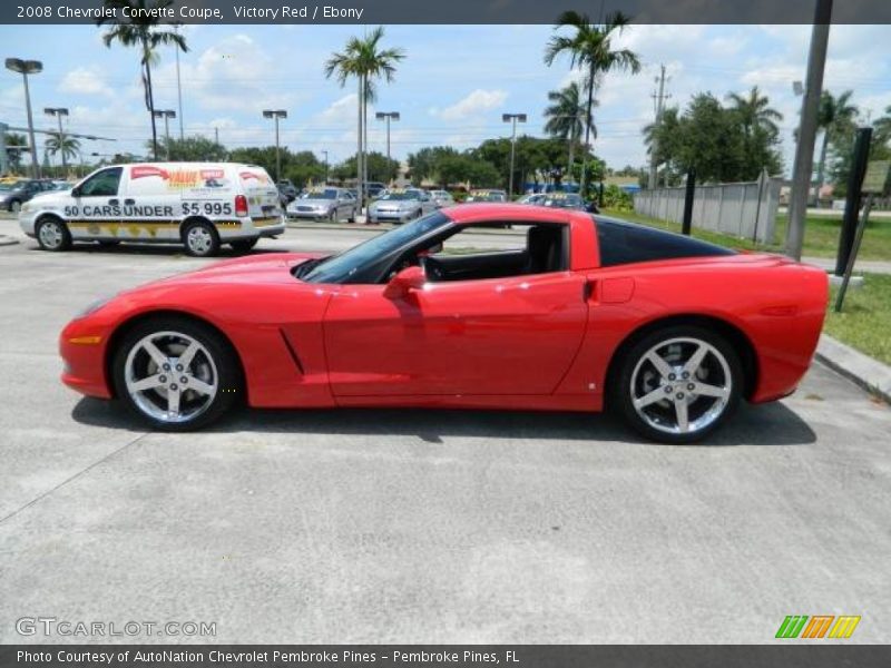 Victory Red / Ebony 2008 Chevrolet Corvette Coupe