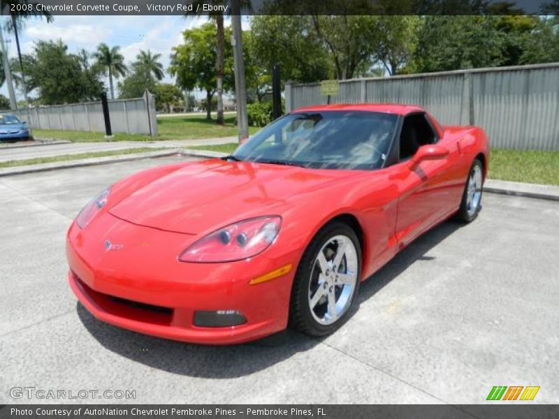 Victory Red / Ebony 2008 Chevrolet Corvette Coupe