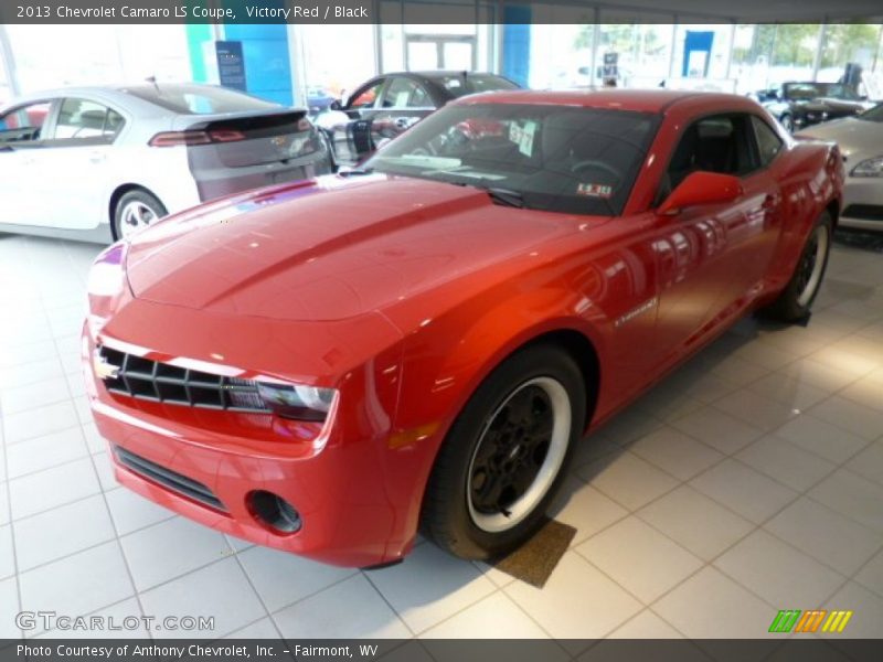 Victory Red / Black 2013 Chevrolet Camaro LS Coupe