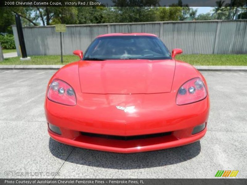 Victory Red / Ebony 2008 Chevrolet Corvette Coupe