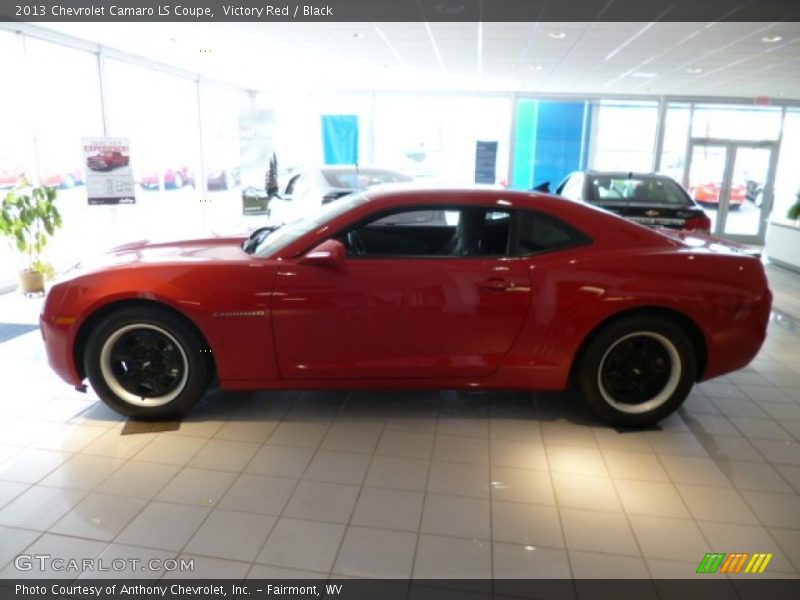 Victory Red / Black 2013 Chevrolet Camaro LS Coupe