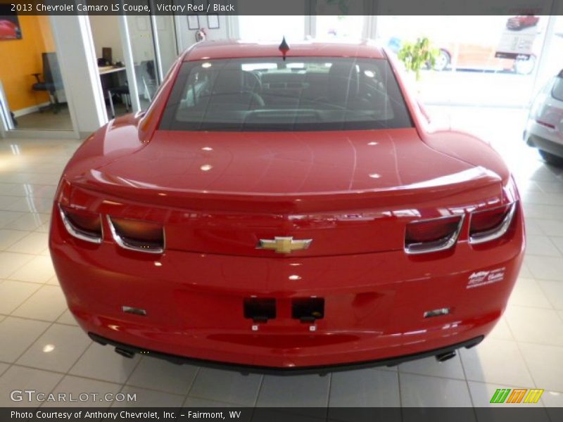 Victory Red / Black 2013 Chevrolet Camaro LS Coupe