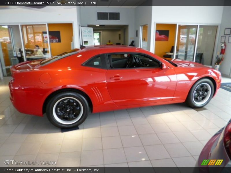 Victory Red / Black 2013 Chevrolet Camaro LS Coupe