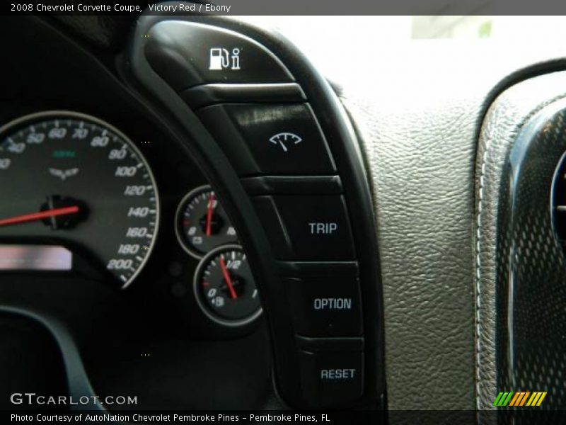 Victory Red / Ebony 2008 Chevrolet Corvette Coupe