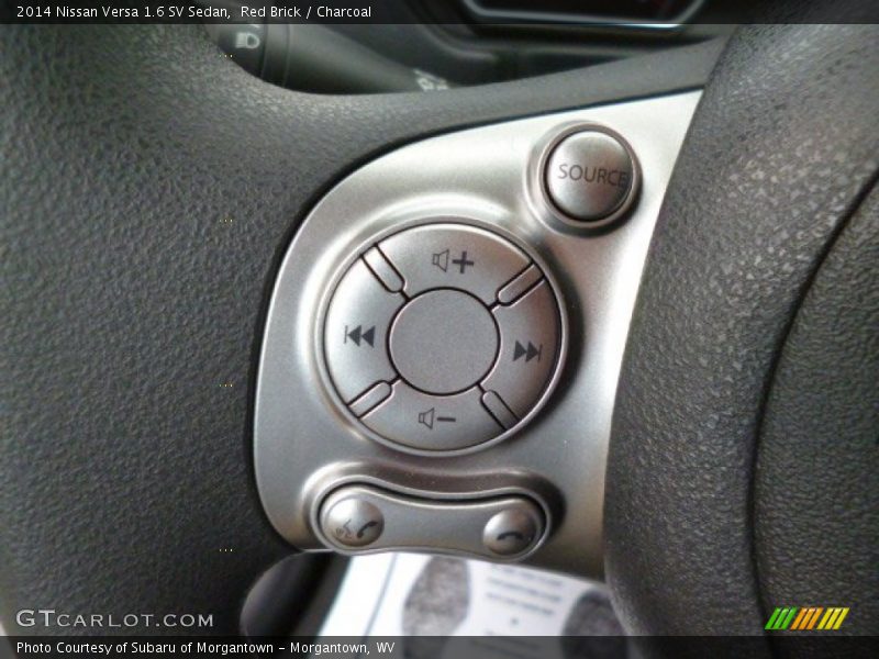 Red Brick / Charcoal 2014 Nissan Versa 1.6 SV Sedan