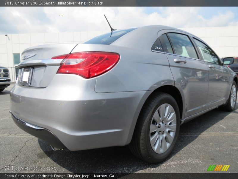 Billet Silver Metallic / Black 2013 Chrysler 200 LX Sedan