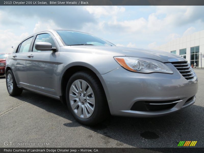 Billet Silver Metallic / Black 2013 Chrysler 200 LX Sedan