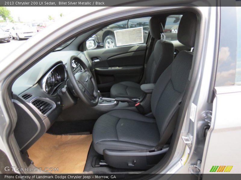 Billet Silver Metallic / Black 2013 Chrysler 200 LX Sedan