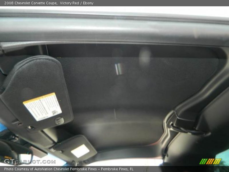 Victory Red / Ebony 2008 Chevrolet Corvette Coupe