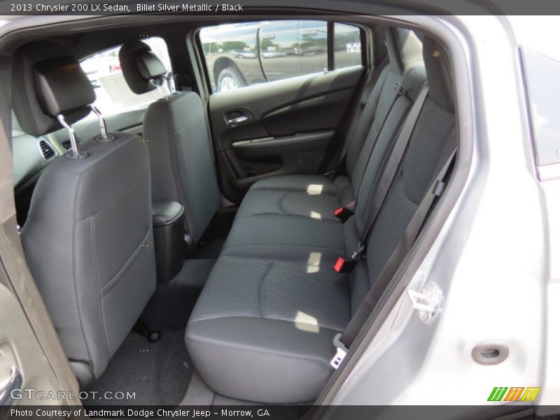 Billet Silver Metallic / Black 2013 Chrysler 200 LX Sedan
