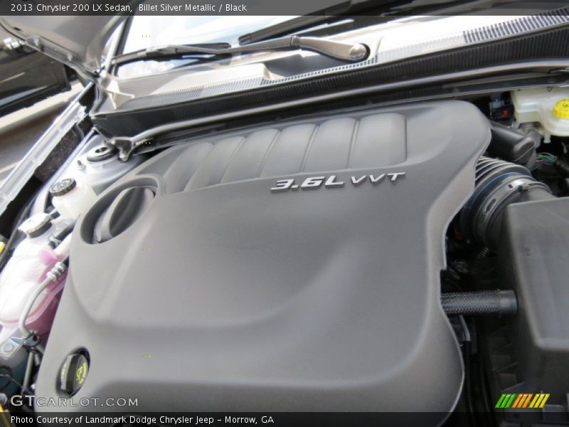 Billet Silver Metallic / Black 2013 Chrysler 200 LX Sedan
