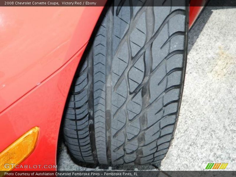 Victory Red / Ebony 2008 Chevrolet Corvette Coupe