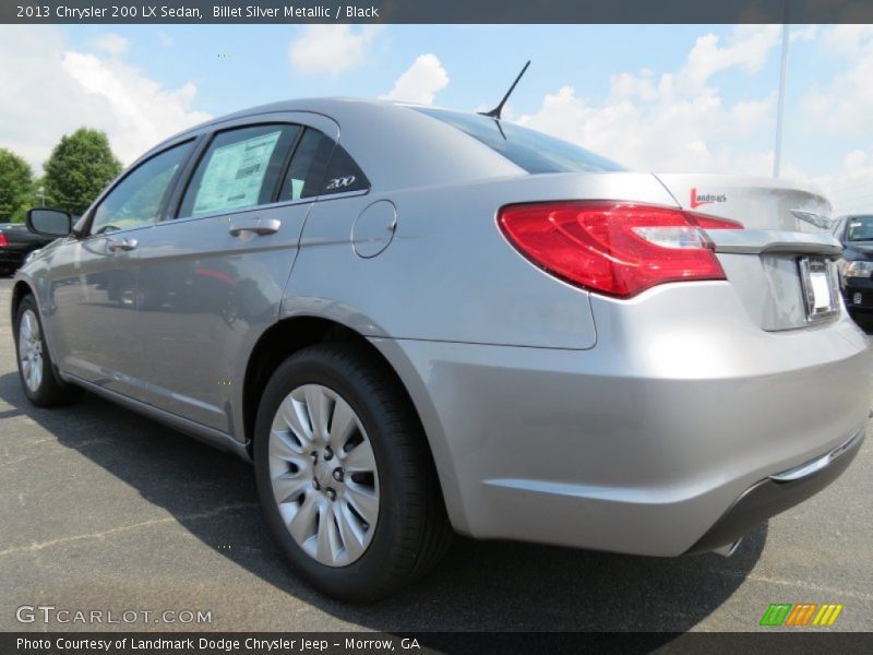 Billet Silver Metallic / Black 2013 Chrysler 200 LX Sedan