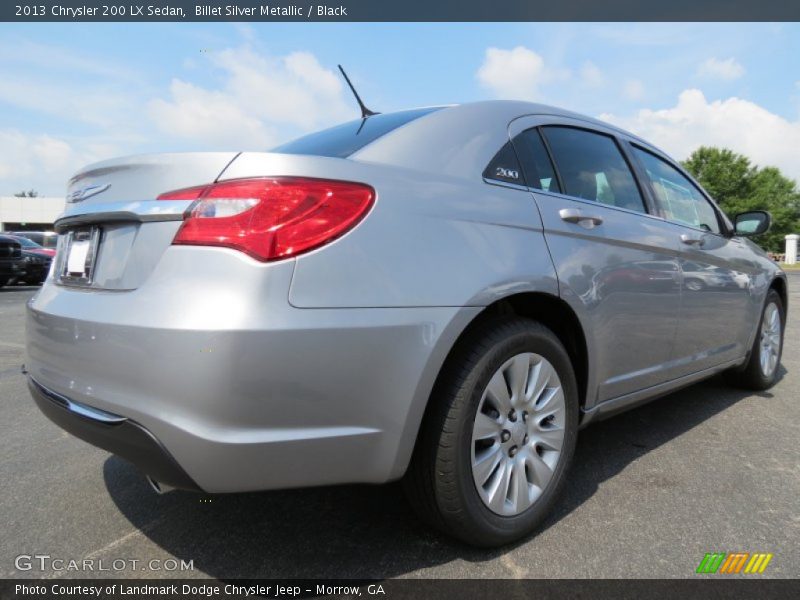 Billet Silver Metallic / Black 2013 Chrysler 200 LX Sedan