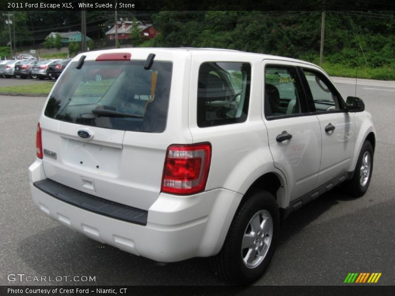 White Suede / Stone 2011 Ford Escape XLS