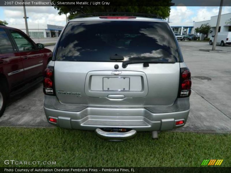 Silverstone Metallic / Light Gray 2007 Chevrolet TrailBlazer LS