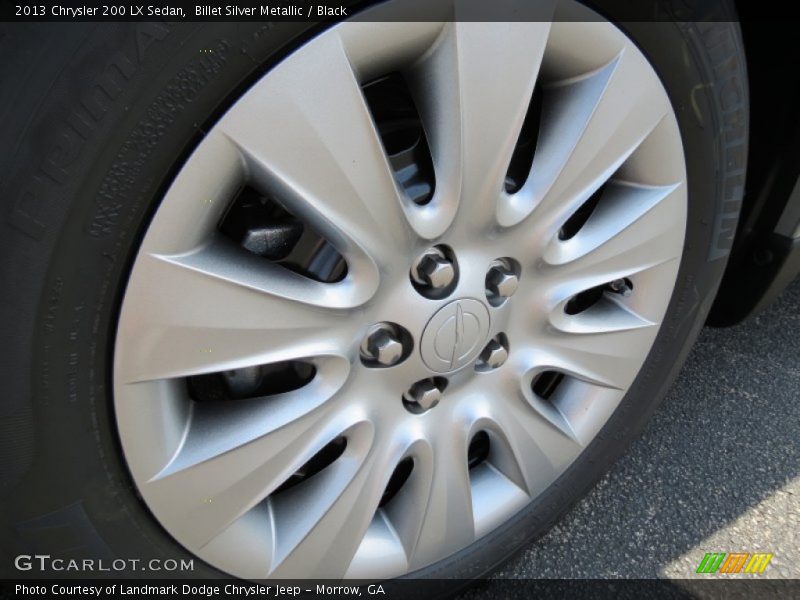 Billet Silver Metallic / Black 2013 Chrysler 200 LX Sedan