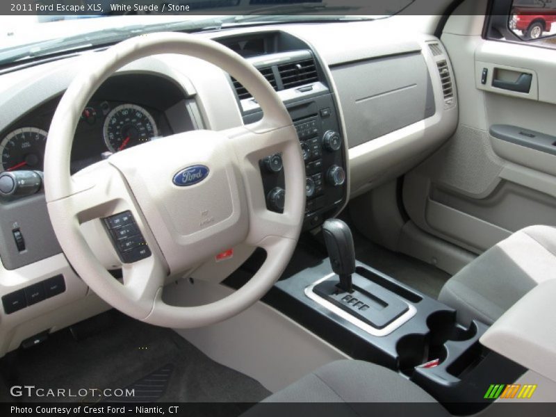 White Suede / Stone 2011 Ford Escape XLS