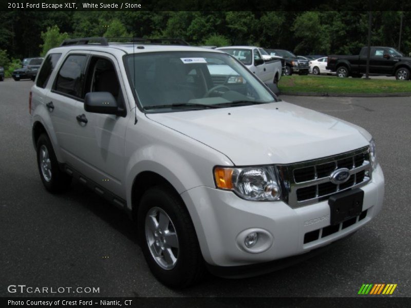 White Suede / Stone 2011 Ford Escape XLT