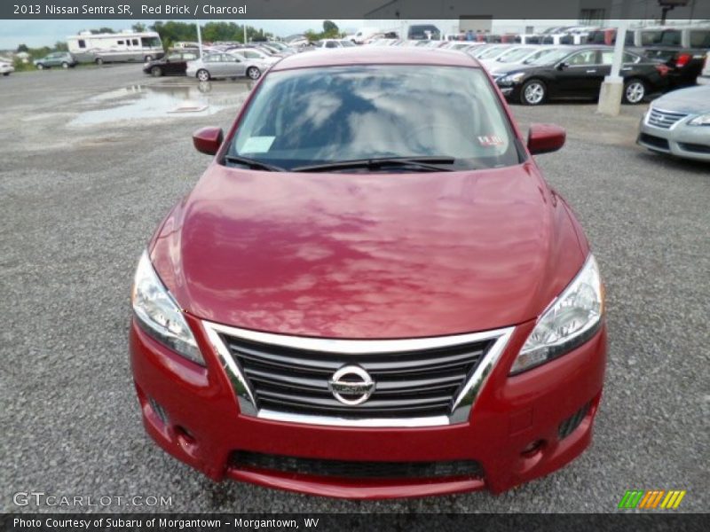 Red Brick / Charcoal 2013 Nissan Sentra SR