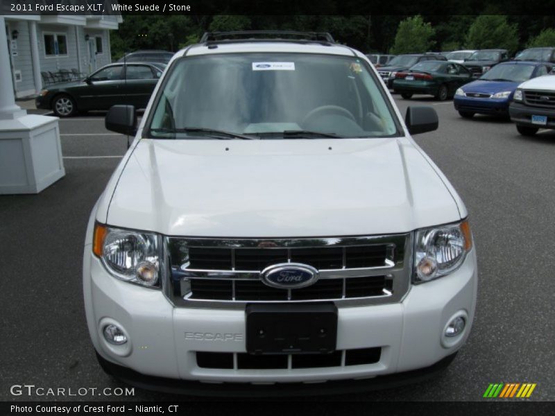 White Suede / Stone 2011 Ford Escape XLT