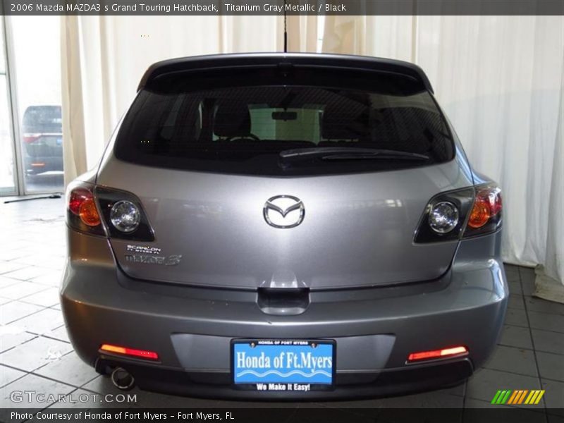 Titanium Gray Metallic / Black 2006 Mazda MAZDA3 s Grand Touring Hatchback