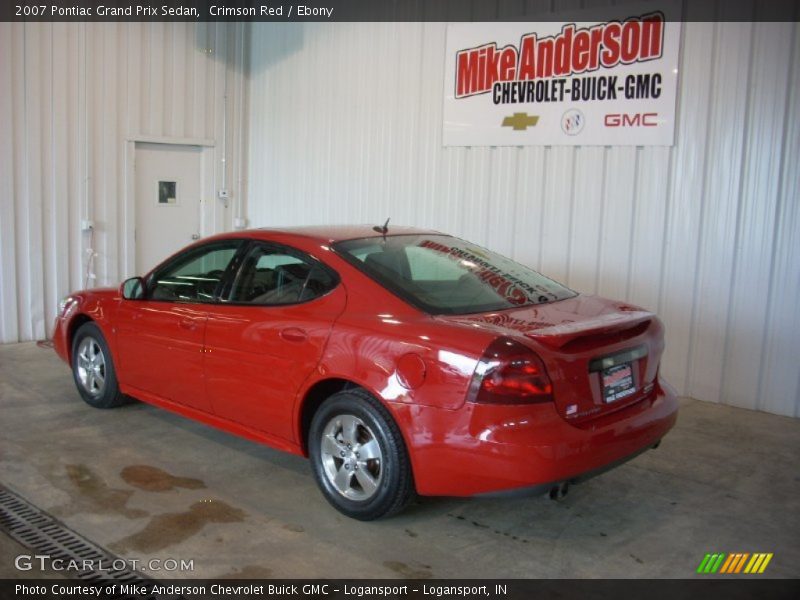 Crimson Red / Ebony 2007 Pontiac Grand Prix Sedan