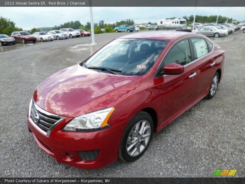 Red Brick / Charcoal 2013 Nissan Sentra SR
