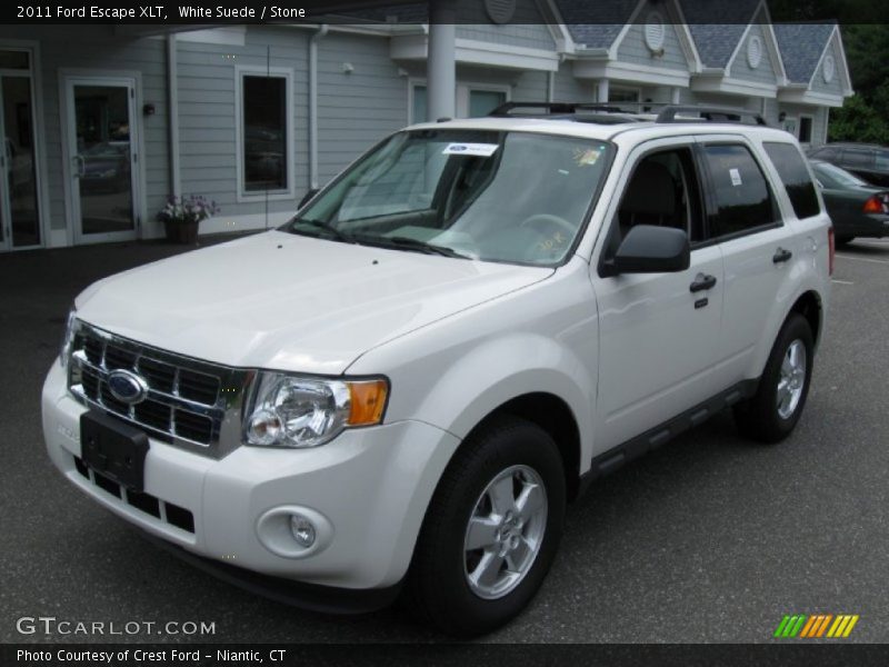 White Suede / Stone 2011 Ford Escape XLT