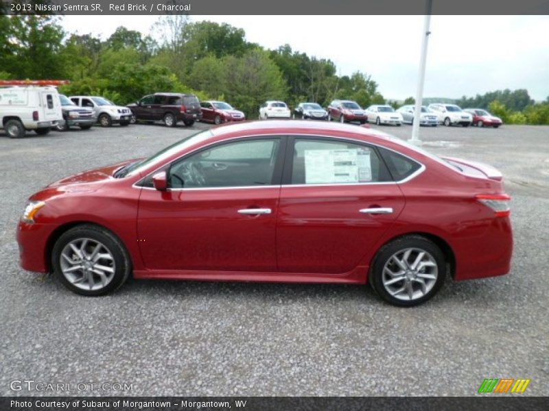 Red Brick / Charcoal 2013 Nissan Sentra SR