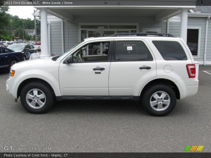White Suede / Stone 2011 Ford Escape XLT