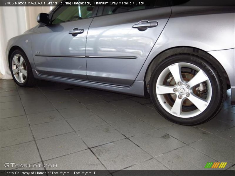 Titanium Gray Metallic / Black 2006 Mazda MAZDA3 s Grand Touring Hatchback