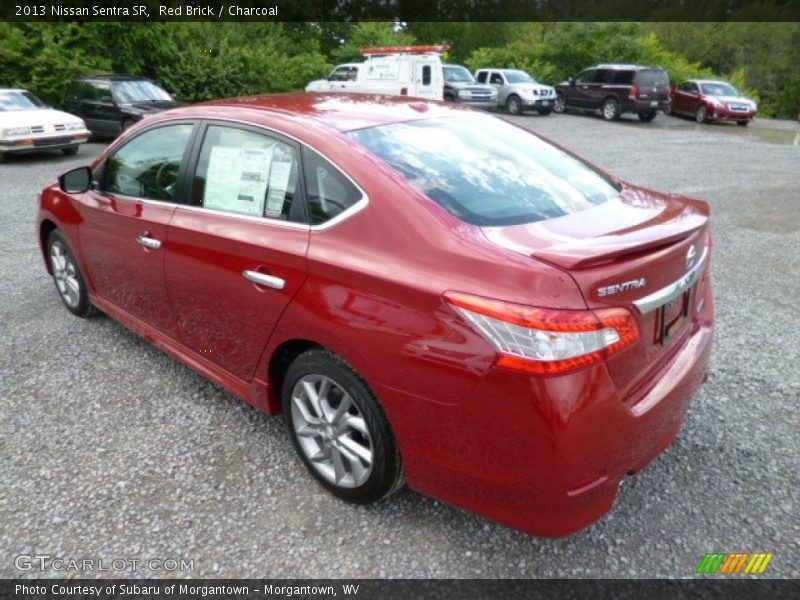 Red Brick / Charcoal 2013 Nissan Sentra SR