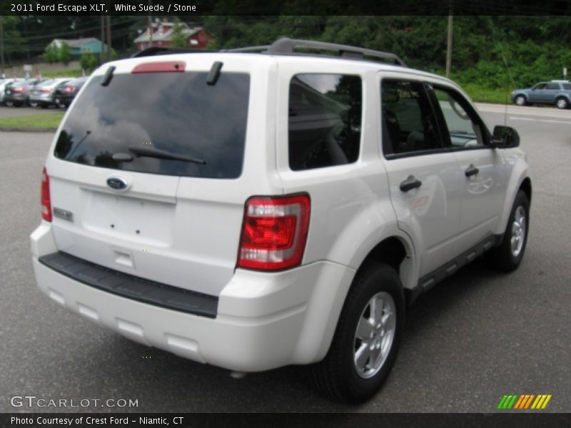 White Suede / Stone 2011 Ford Escape XLT