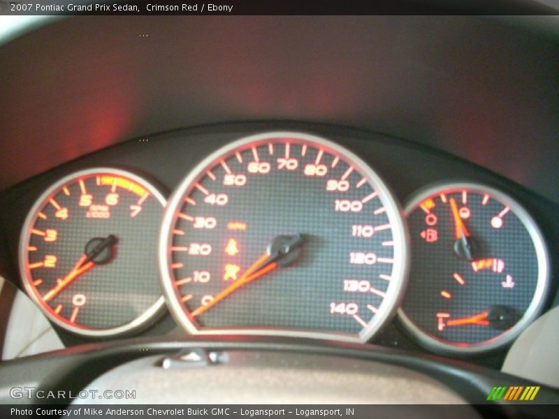 Crimson Red / Ebony 2007 Pontiac Grand Prix Sedan