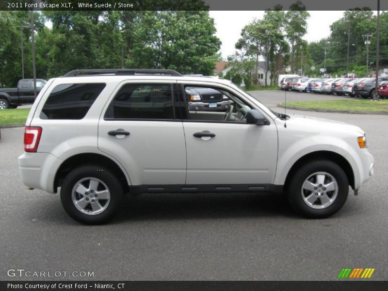 White Suede / Stone 2011 Ford Escape XLT