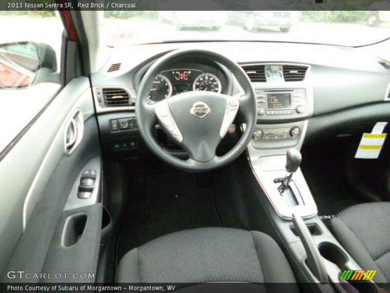 Red Brick / Charcoal 2013 Nissan Sentra SR