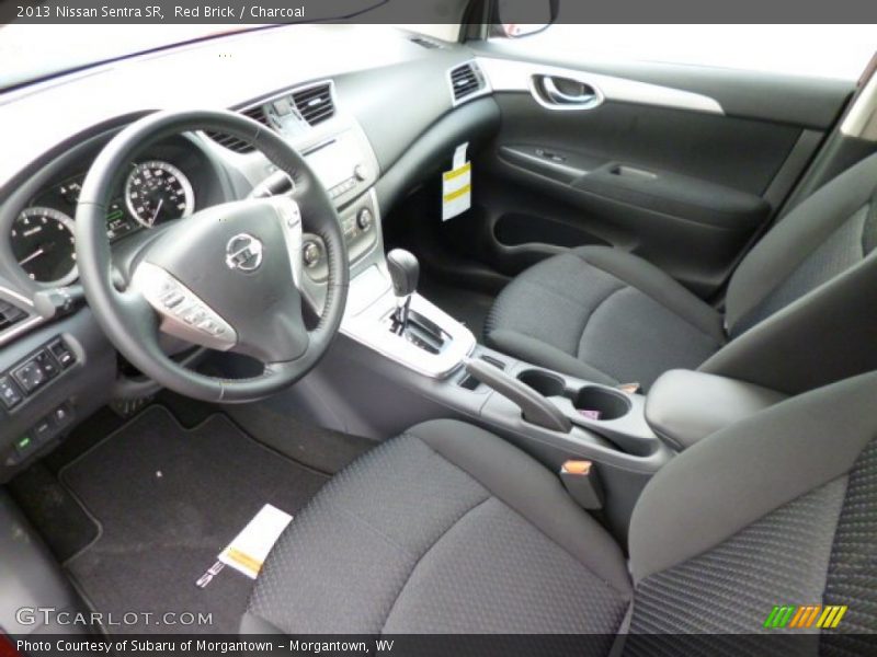 Red Brick / Charcoal 2013 Nissan Sentra SR