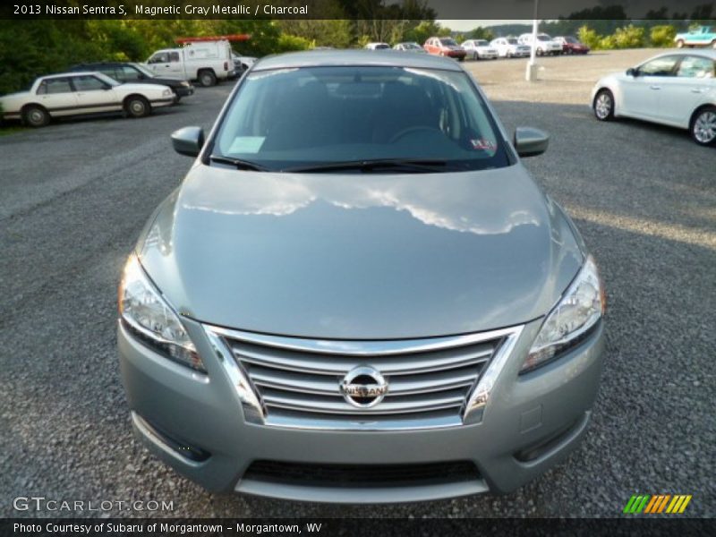 Magnetic Gray Metallic / Charcoal 2013 Nissan Sentra S