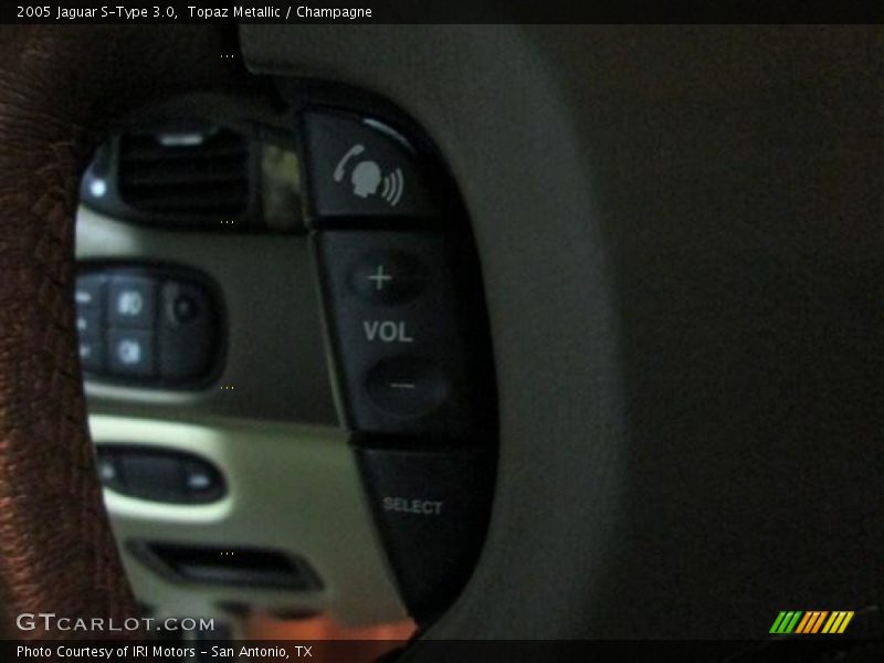 Topaz Metallic / Champagne 2005 Jaguar S-Type 3.0