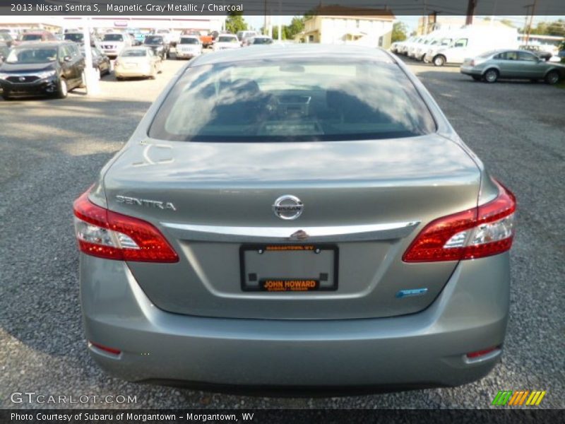 Magnetic Gray Metallic / Charcoal 2013 Nissan Sentra S