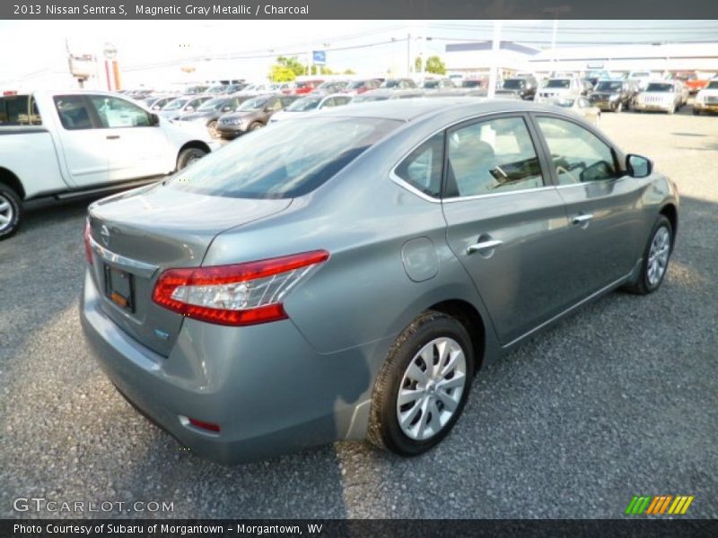 Magnetic Gray Metallic / Charcoal 2013 Nissan Sentra S