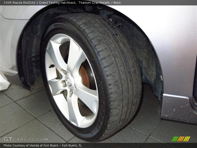 Titanium Gray Metallic / Black 2006 Mazda MAZDA3 s Grand Touring Hatchback