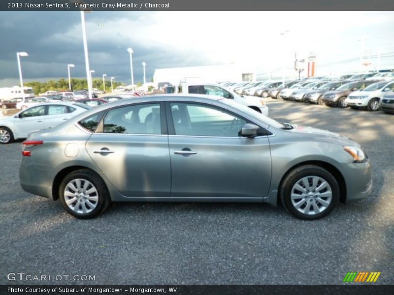 Magnetic Gray Metallic / Charcoal 2013 Nissan Sentra S