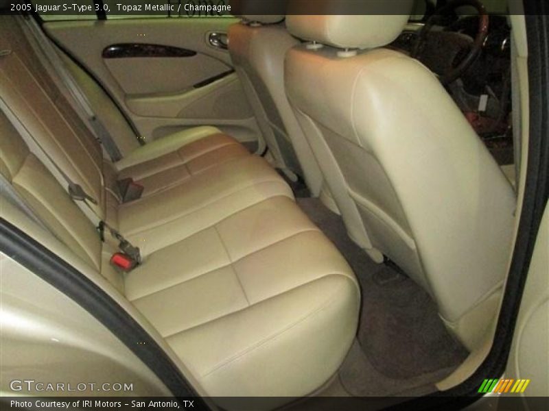 Topaz Metallic / Champagne 2005 Jaguar S-Type 3.0