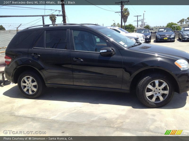Black / Black 2007 Mercedes-Benz ML 350 4Matic