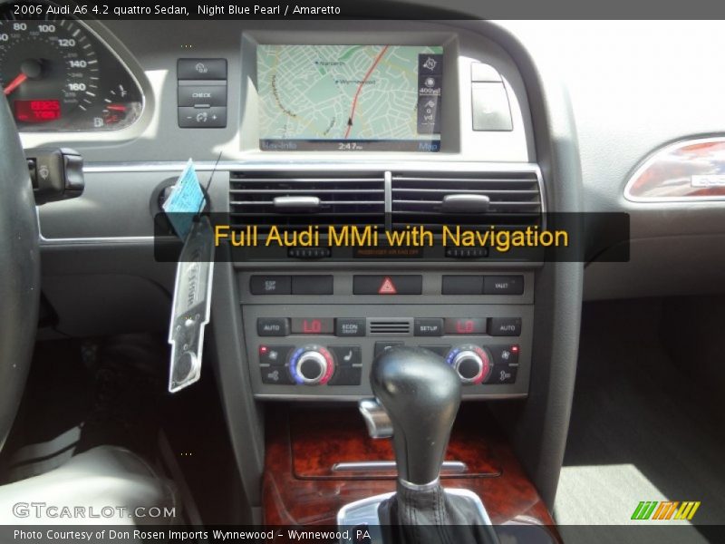 Night Blue Pearl / Amaretto 2006 Audi A6 4.2 quattro Sedan