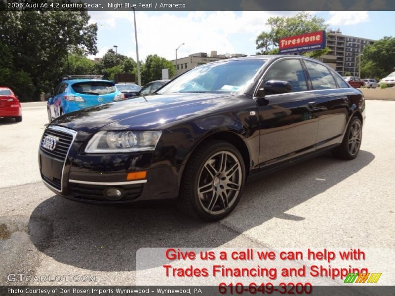 Night Blue Pearl / Amaretto 2006 Audi A6 4.2 quattro Sedan