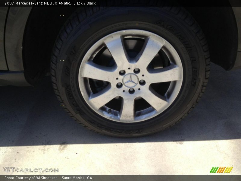 Black / Black 2007 Mercedes-Benz ML 350 4Matic